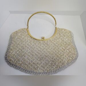Vintage Beaded Clutch Purse